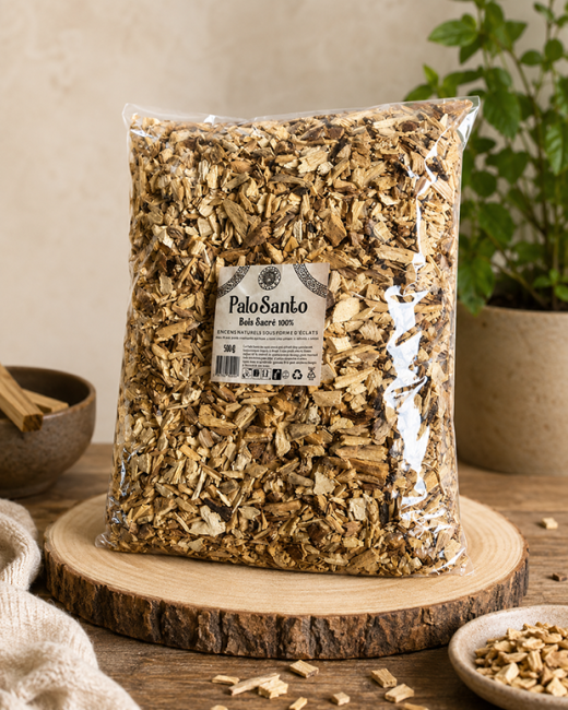 Palo Santo Bois Sacré du Pérou en Copaux 1kg chez Arabesk|cz