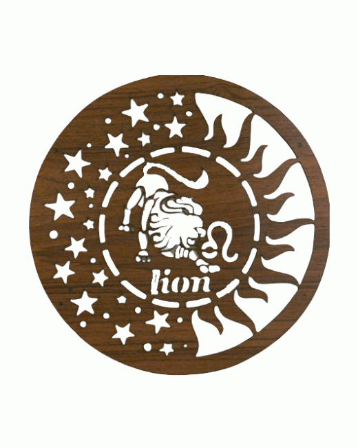 Panneau Aimanté  en Bois Astro Lion 18cm pour HMD999 chez Arabesk