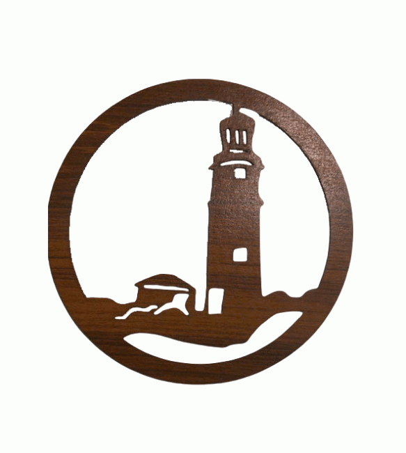 Panneau en Bois Aimanté Phare 18cm pour HMD999 chez Arabesk