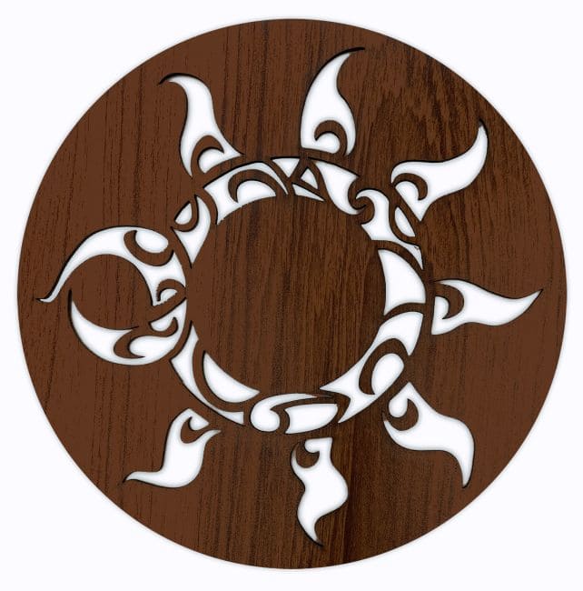 Panneau Aimanté en Bois Soleil 18cm pour HMD999 chez Arabesk