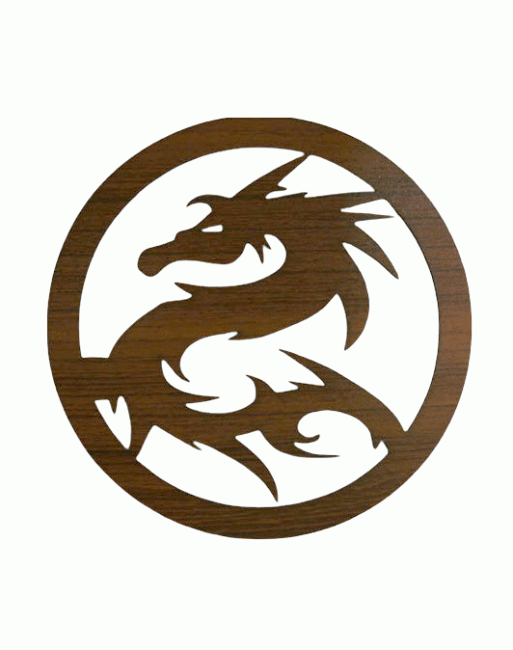 Panneau Aimanté  en Bois Dragon 18cm pour HMD999 chez Arabesk