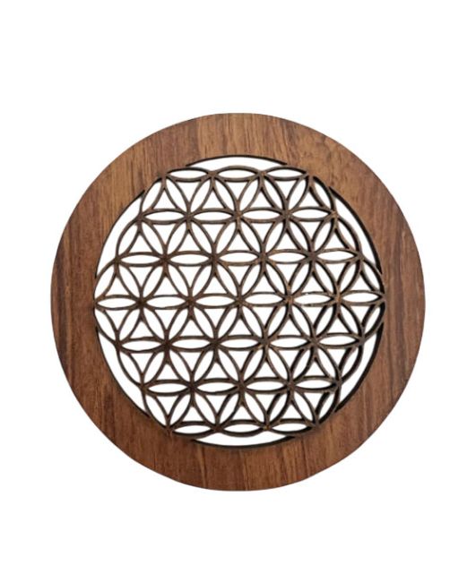 Panneau Aimanté  Fleur de Vie 9cm pour USB999 chez Arabesk