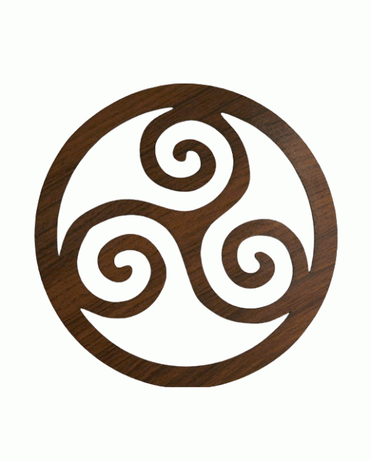 Panneau Triskelion 9cm pour USB999 chez Arabesk