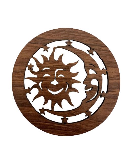Panneau Soleil Lune Souriant 9cm pour USB999 chez Arabesk