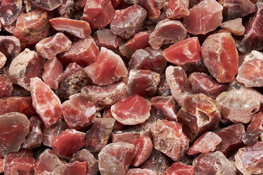 Cornaline Rouge Africaine Brute A 500g chez Arabesk|cz