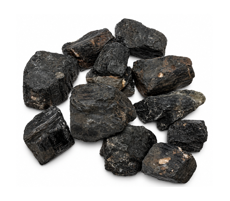 Tourmaline Noire Cathédrale Schorl AB Brute – Pack 1 kg chez Arabesk|cz