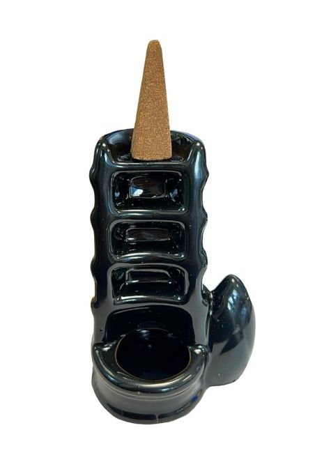Porte Encens Backflow Céramique Cascade d'escaliers 10cm chez Arabesk|cz