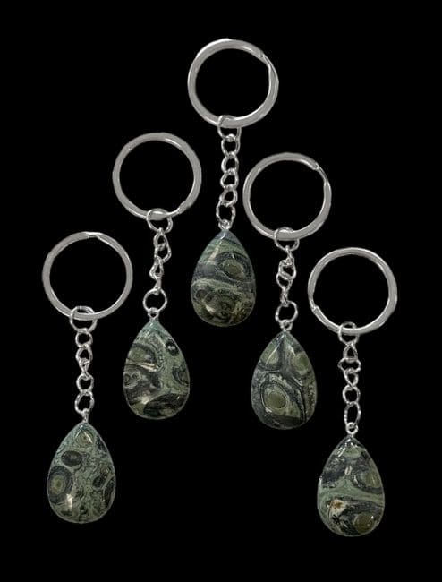 Porte Clés Goutte Jaspe Kambaba A 30mm x 5 chez Arabesk|cz