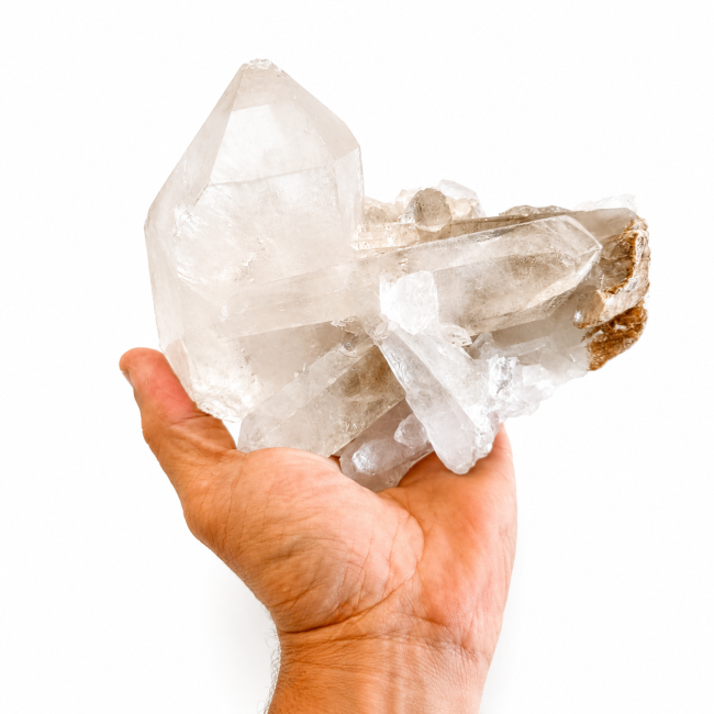 Druse cristal de roche 1.421kg chez Arabesk|cz