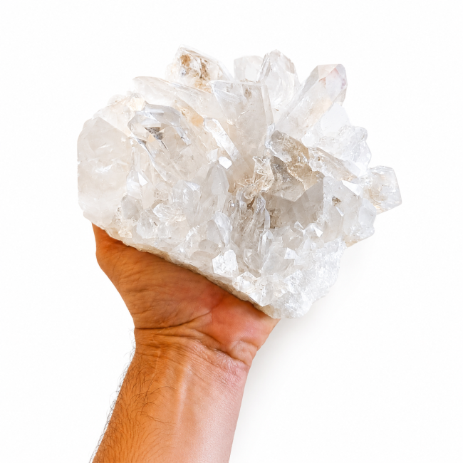 Druse cristal de roche 1.633kg chez Arabesk|cz