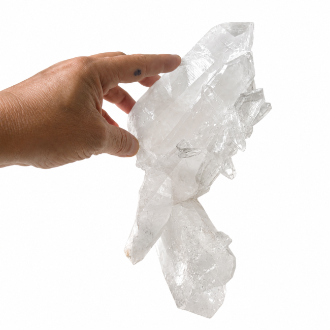 Druse cristal de roche 1.932kg chez Arabesk|cz