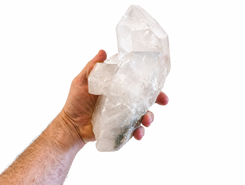 Druse cristal de roche 1.947kg chez Arabesk|cz
