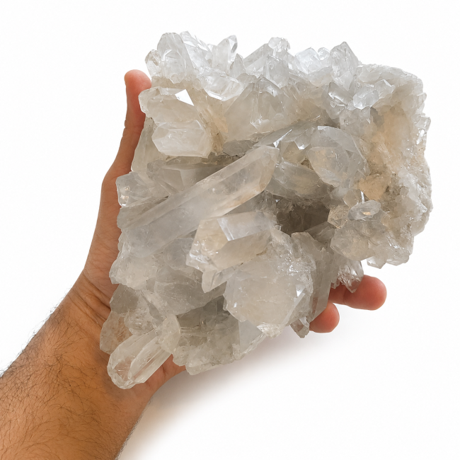 Druse cristal de roche 2.55 kg chez Arabesk|cz