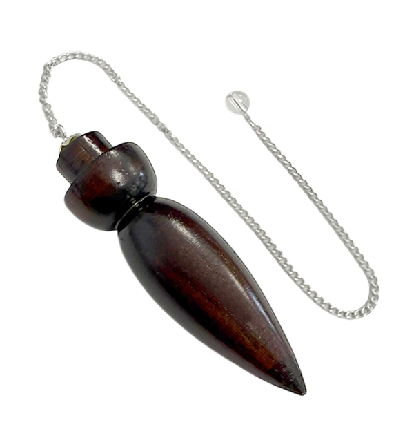 Pendule Cône en Bois de Rose 6cm chez Arabesk