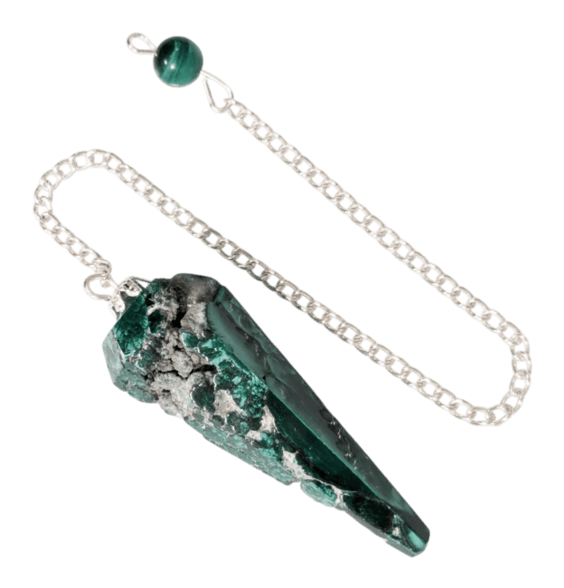 Pendule Malachite conique 6 faces chez Arabesk|cz