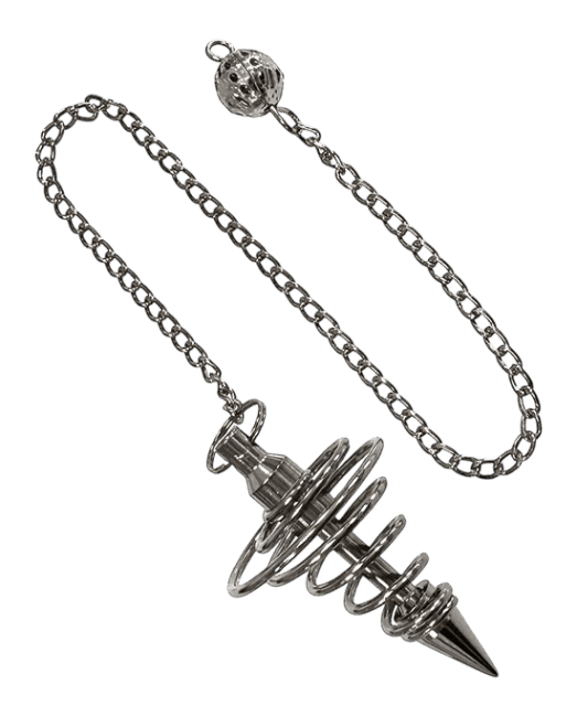 Pendule spirale métal noir chez Arabesk