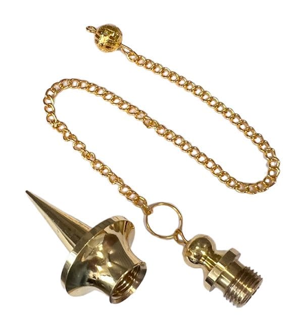 Pendule de guérison Yoga en métal avec réservoir chez Arabesk|cz