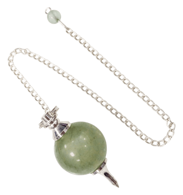Pendule Sphère Aventurine Verte 4cm chez Arabesk
