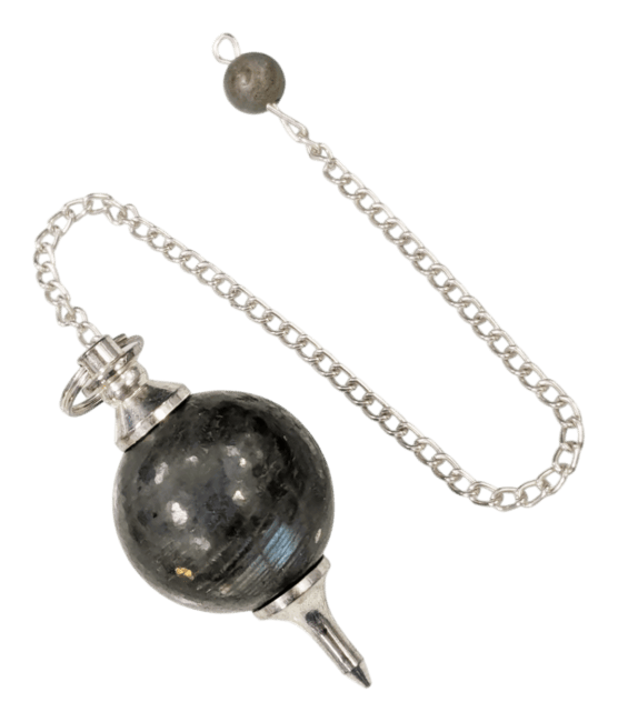Pendule Sphère Labradorite 4cm chez Arabesk