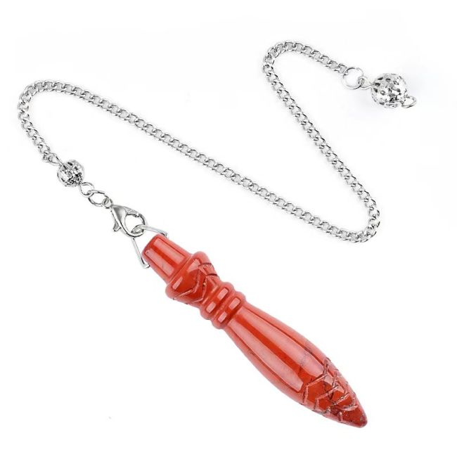 Pendule de Thot Jaspe Rouge A chez Arabesk