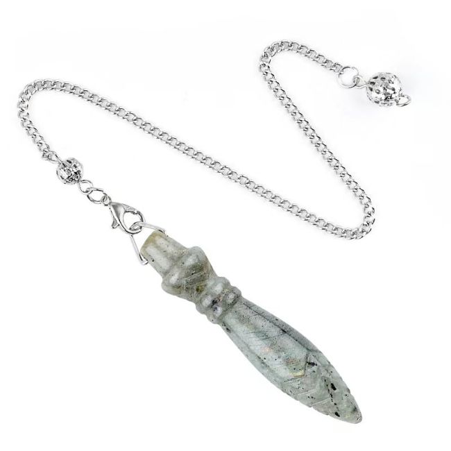 Pendule de Thot Labradorite A chez Arabesk