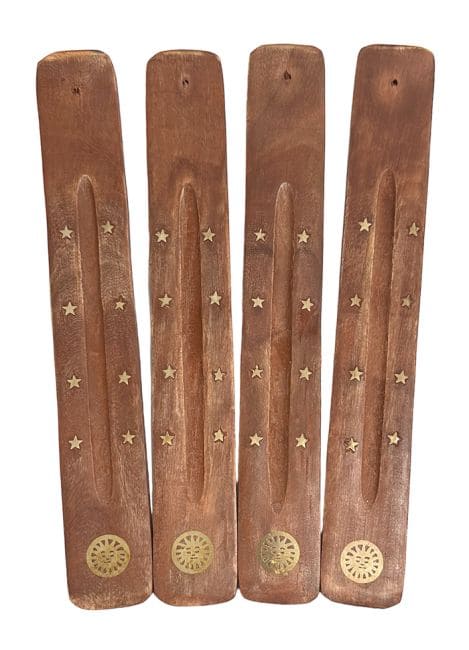 Porte encens bois ski Soleil x10 chez Arabesk