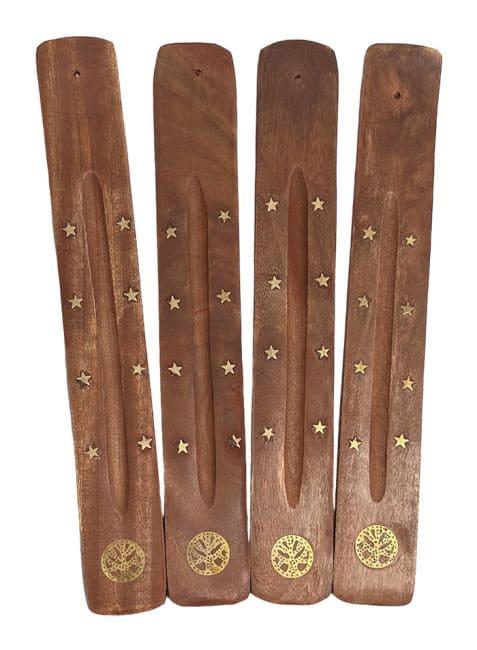 Porte encens bois ski Arbre de Vie x10 chez Arabesk
