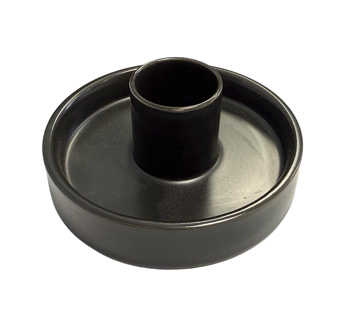 Porte Encens Céramique Noir pour Palo Santo 10.50cm chez Arabesk