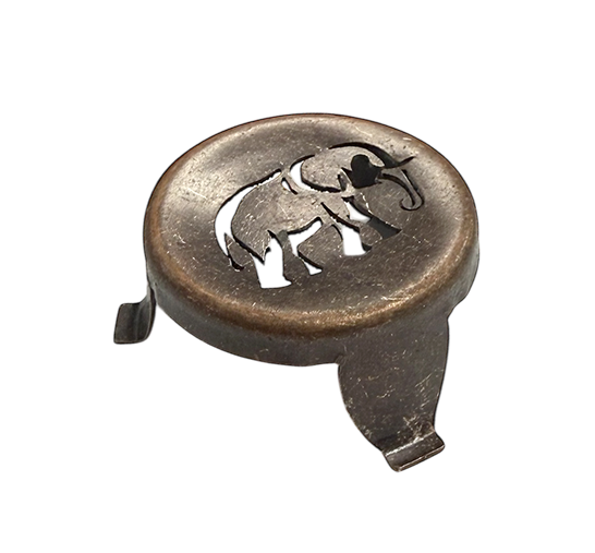 Porte charbon Éléphant en metal chez Arabesk
