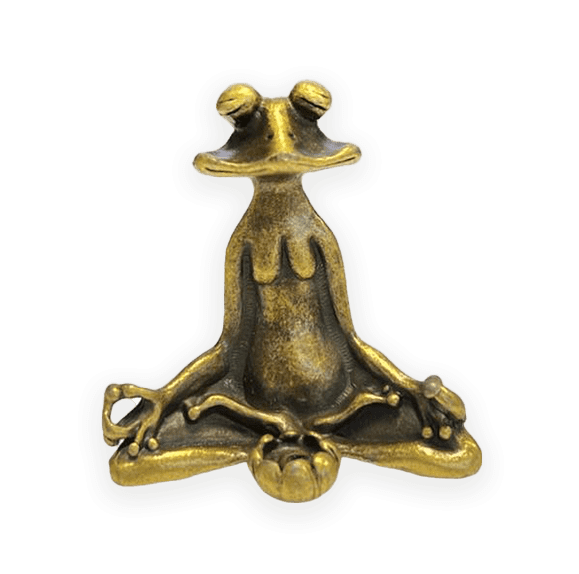 Porte Encens Métal Grenouille Zen 5 cm chez Arabesk