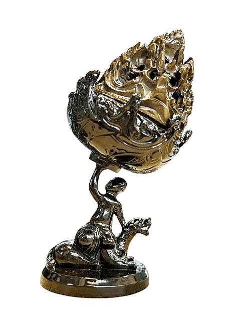 Porte Encens Métal Boshan 13.5 cm chez Arabesk