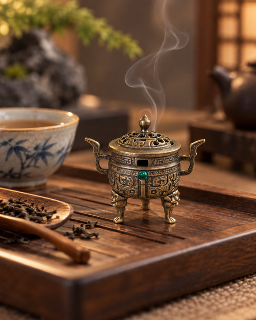 Brûle-encens Ding chinois 5,5 cm chez Arabesk|cz