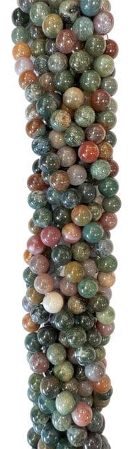 Fil de Perles Rondes Agate Indienne A 6 mm chez Arabesk