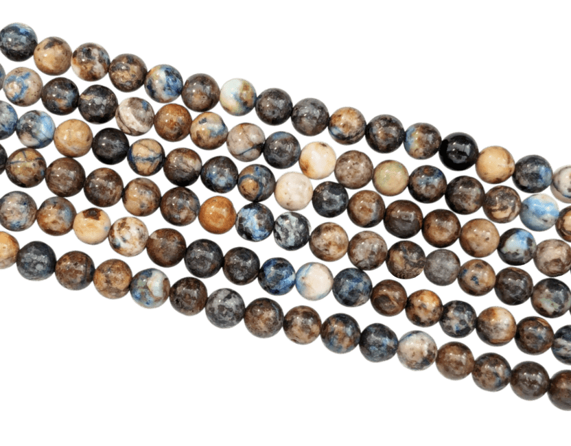 Chrysocolle perles 6-7mm sur fil 40cm chez Arabesk