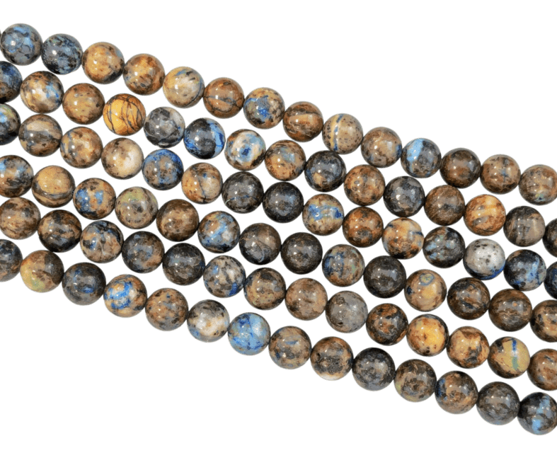 Chrysocolle perles 8-9mm sur fil 40cm chez Arabesk