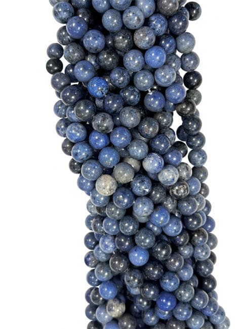 Dumotierite A perles 6.5-7mm sur fil 40cm chez Arabesk