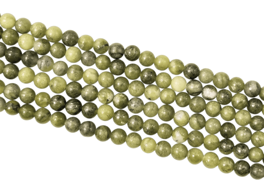Jade Nephrite A perles 4mm sur fil 40cm chez Arabesk