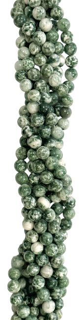 Jade verte A perles 6mm sur fil 40cm chez Arabesk