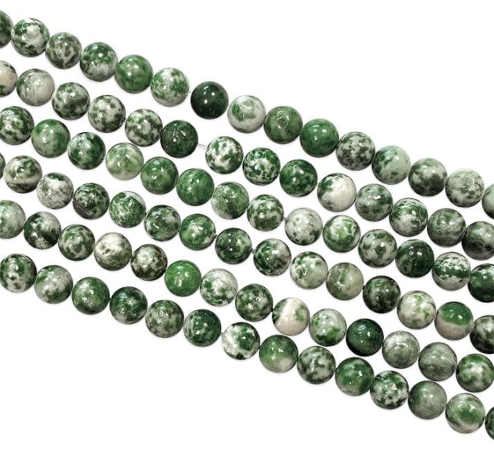 Jade verte A perles 6mm sur fil 40cm chez Arabesk|cz