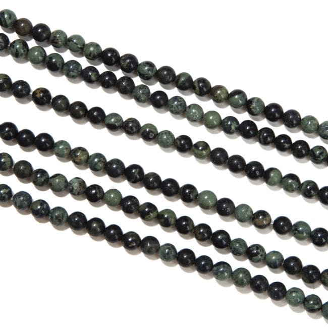 Perles Rondes sur Fil Jaspe Kambaba A 4mm chez Arabesk