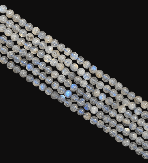 Perles Rondes sur Fil Labradorite AA 4-5mm chez Arabesk