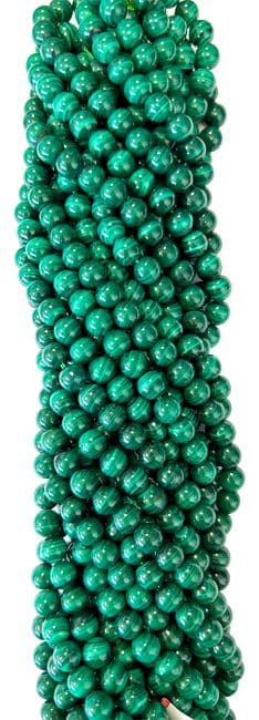 Malachite AAA perles 6mm sur fil 40cm chez Arabesk