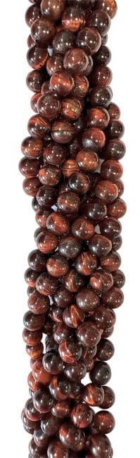 Fil de Perles Rondes Oeil de Taureau A 4 mm chez Arabesk