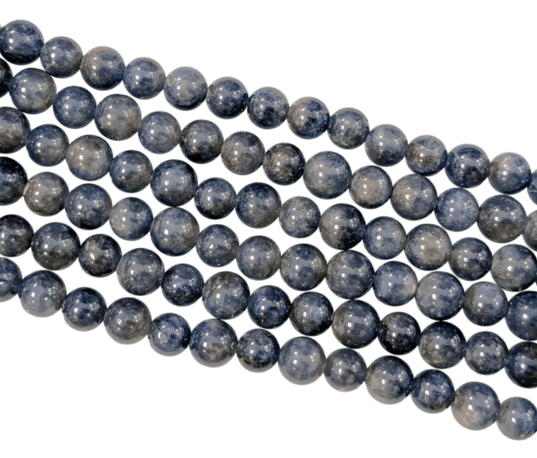 Saphir Bleu AAA perles rondes 6.5-7.5mm sur fil 40cm chez Arabesk