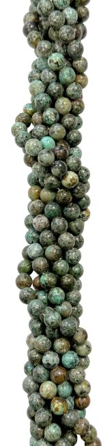 Turquoise naturelle d'Afrique perles 4mm sur fil 40cm chez Arabesk