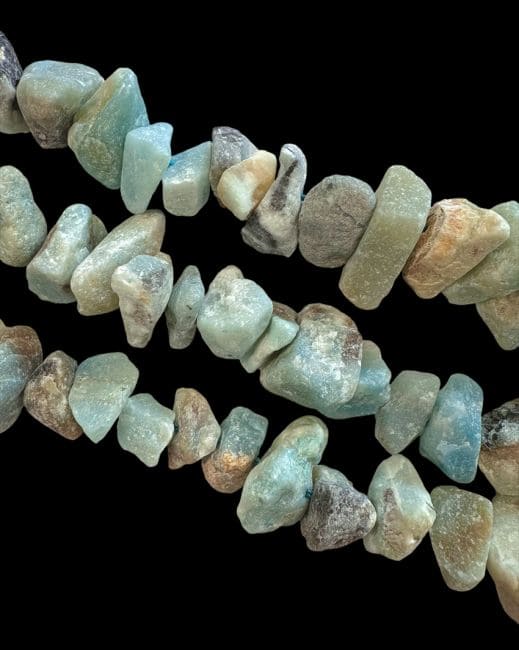 Amazonite A Pierres Brutes 13-20mm sur fil 40cm chez Arabesk|cz