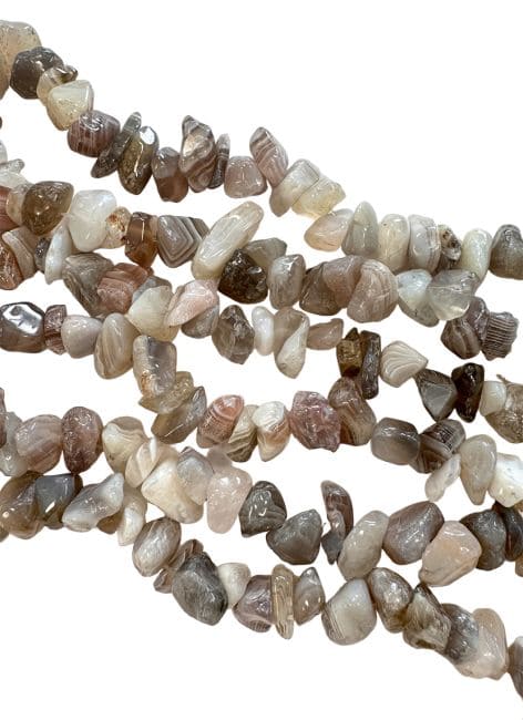 Chips sur Fil Agate Botswana A 5-8mm 80cm chez Arabesk