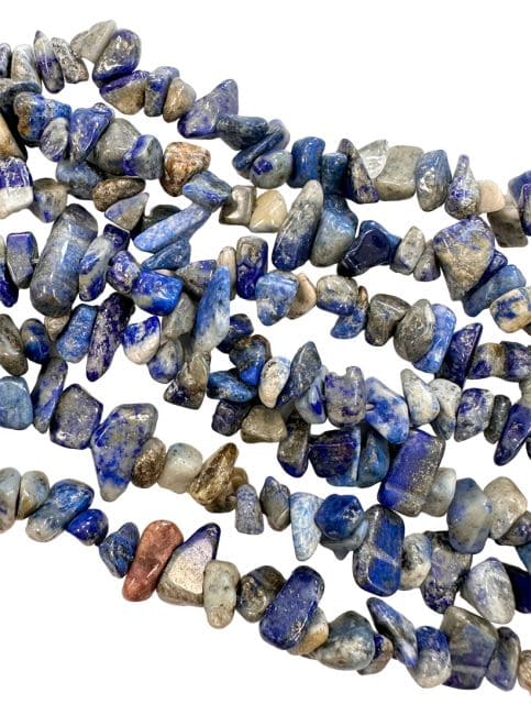 Lapis Lazuli chips 5-8mm sur fil 80cm chez Arabesk