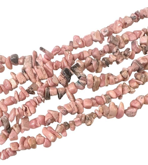 Chips sur Fil Rhodochrosite Argentine A 5-8mm 80cm chez Arabesk