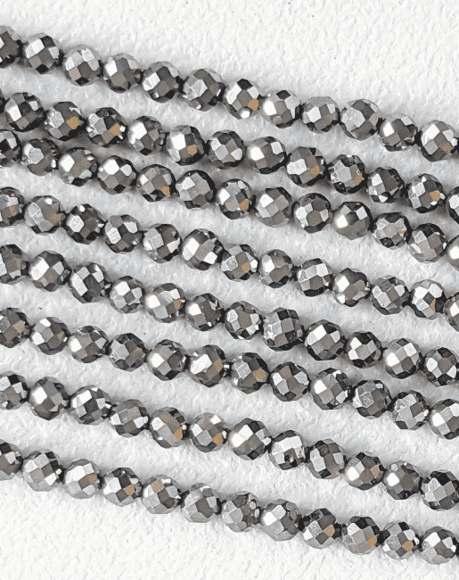 Perles Facettées sur Fil Terahertz A 3mm chez Arabesk